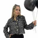 giacchina con paillettes e bottoni reali festive